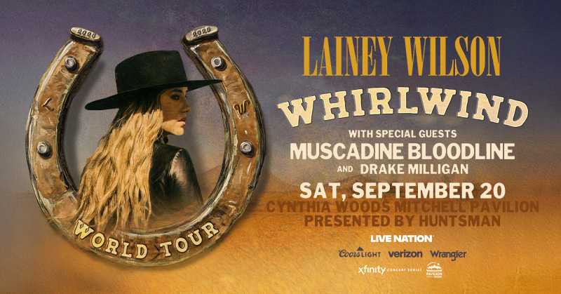 Lainey Wilson 'Whirlwind' Tour, Cynthia Woods Mitchell Pavilion, Sept. 20, 2025