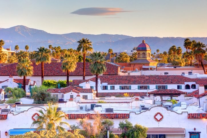 Downtown Palm Springs, California