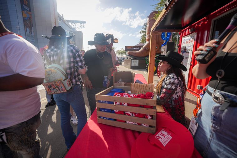 Wheel of Rodeo Prize Table