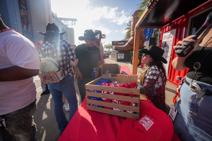 Wheel of Rodeo Prize Table
