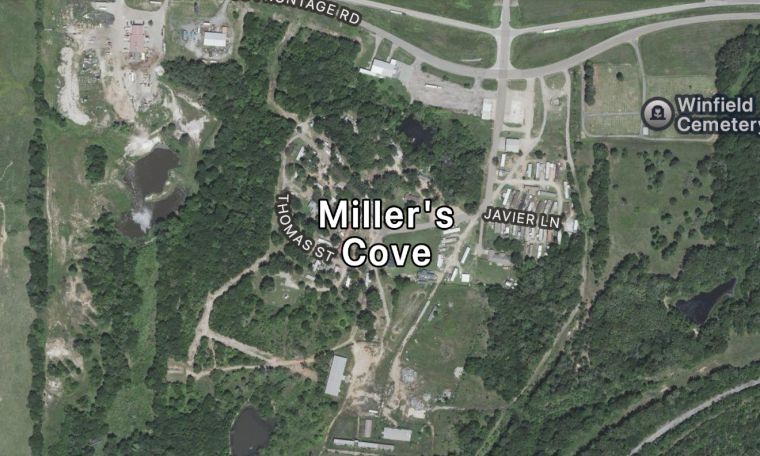 Miller's Cove, Texas - Pop. 76