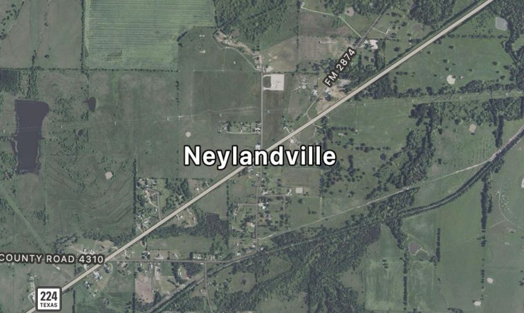 Neylandville, Texas - Pop. 70