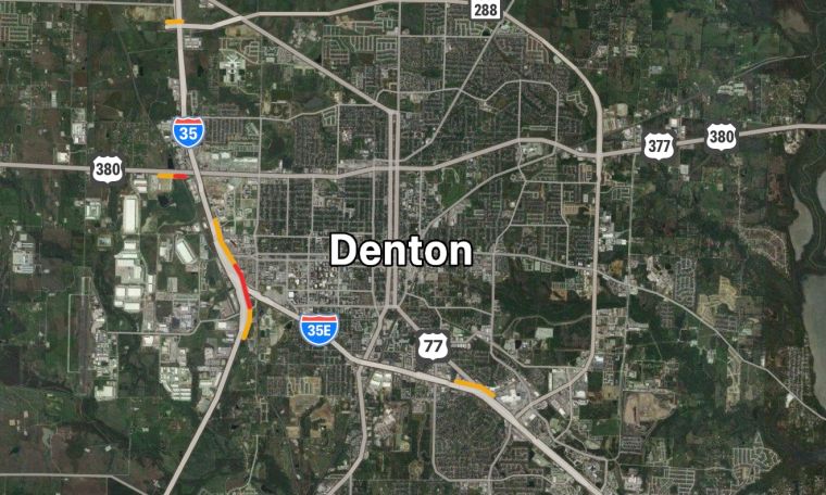 Denton, Texas - Pop. 158,349