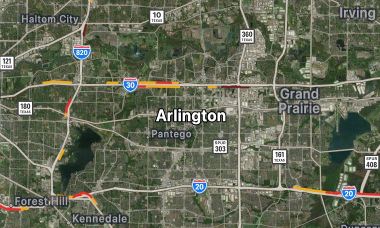 Arlington, Texas - Pop. 398,431