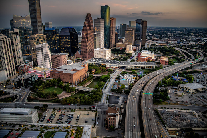 Houston Skyline at Dusk