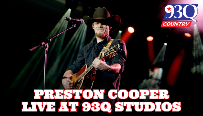 Preston Cooper Stops By 93Q Studios to Perform Live