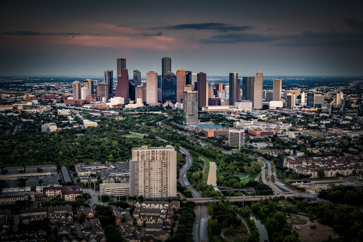 Houston Skyline at Dusk