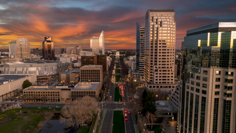 Capitol Mall in Sacramento