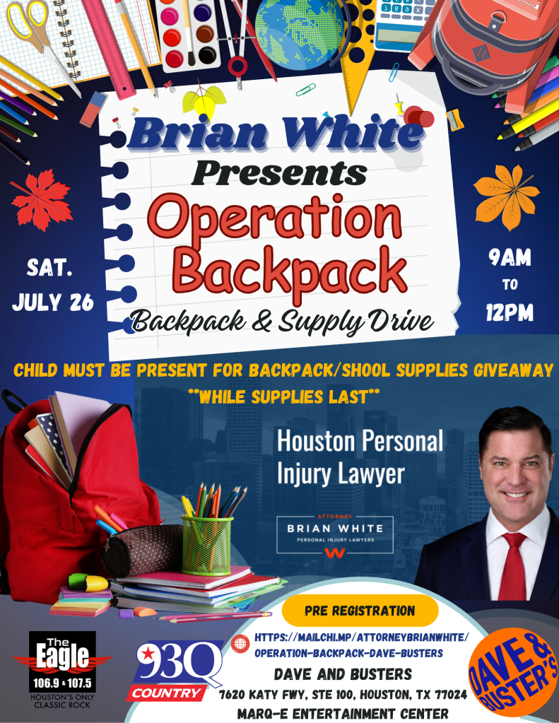Attorney Brian White's Operation Backpack 2025, July 26