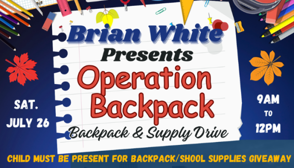 Attorney Brian White's Operation Backpack 2025, July 26