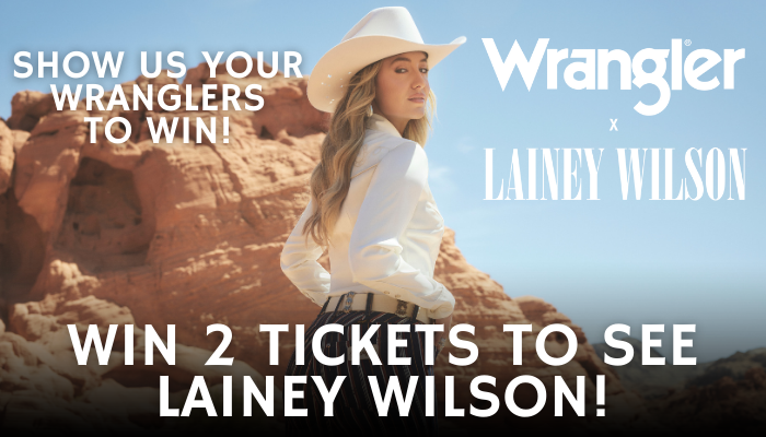 Show Us Your Wranglers to Win 2 Tickets to See Lainey Wilson!