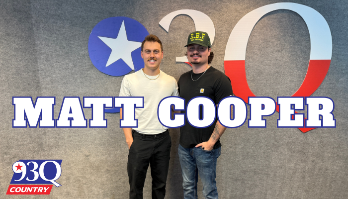 Matt Cooper Drops by the 93Q Studios