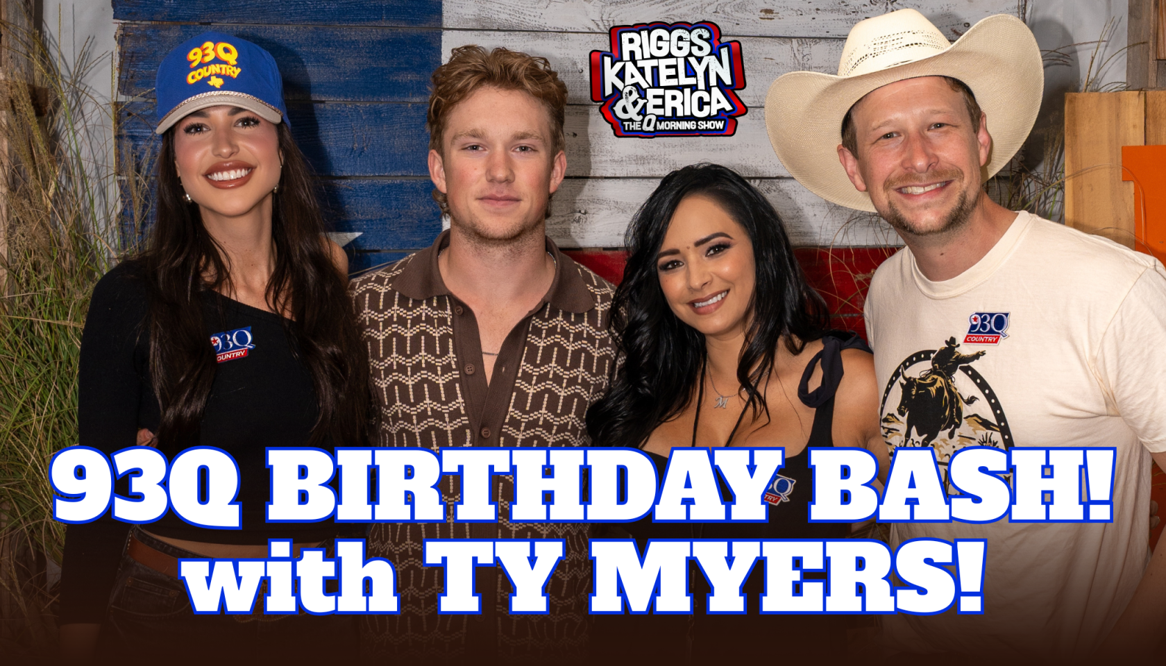 Ty Myers & the Q Morning Show at 93Q Birthday Bash!