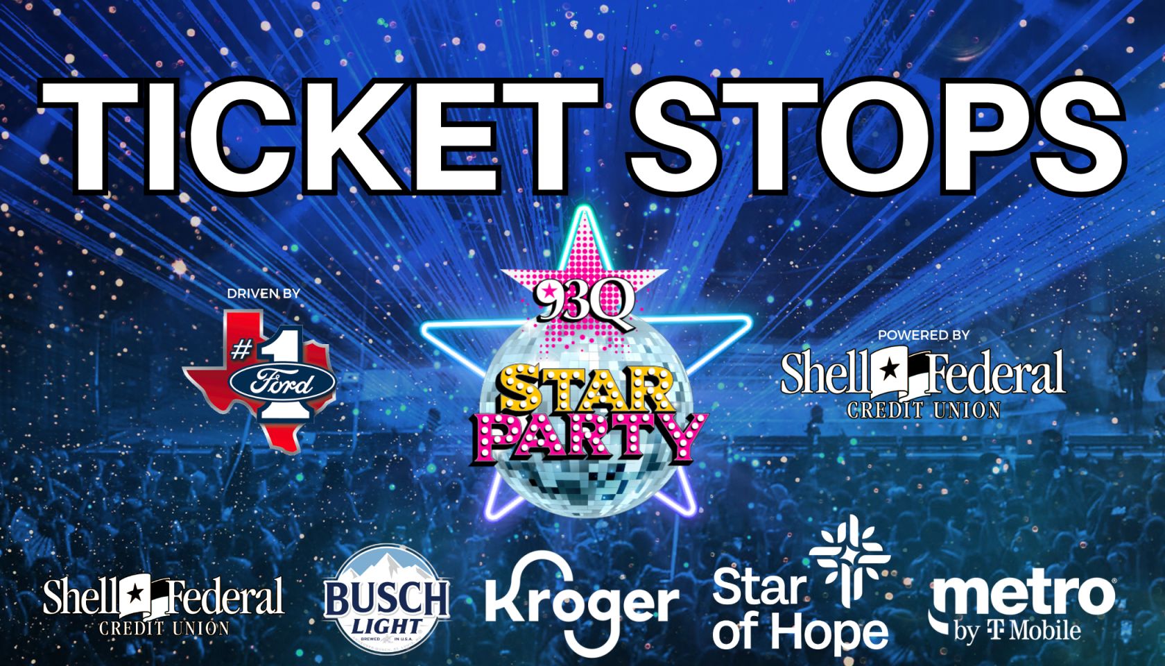 93Q Star Party 2025 Ticket Stops!