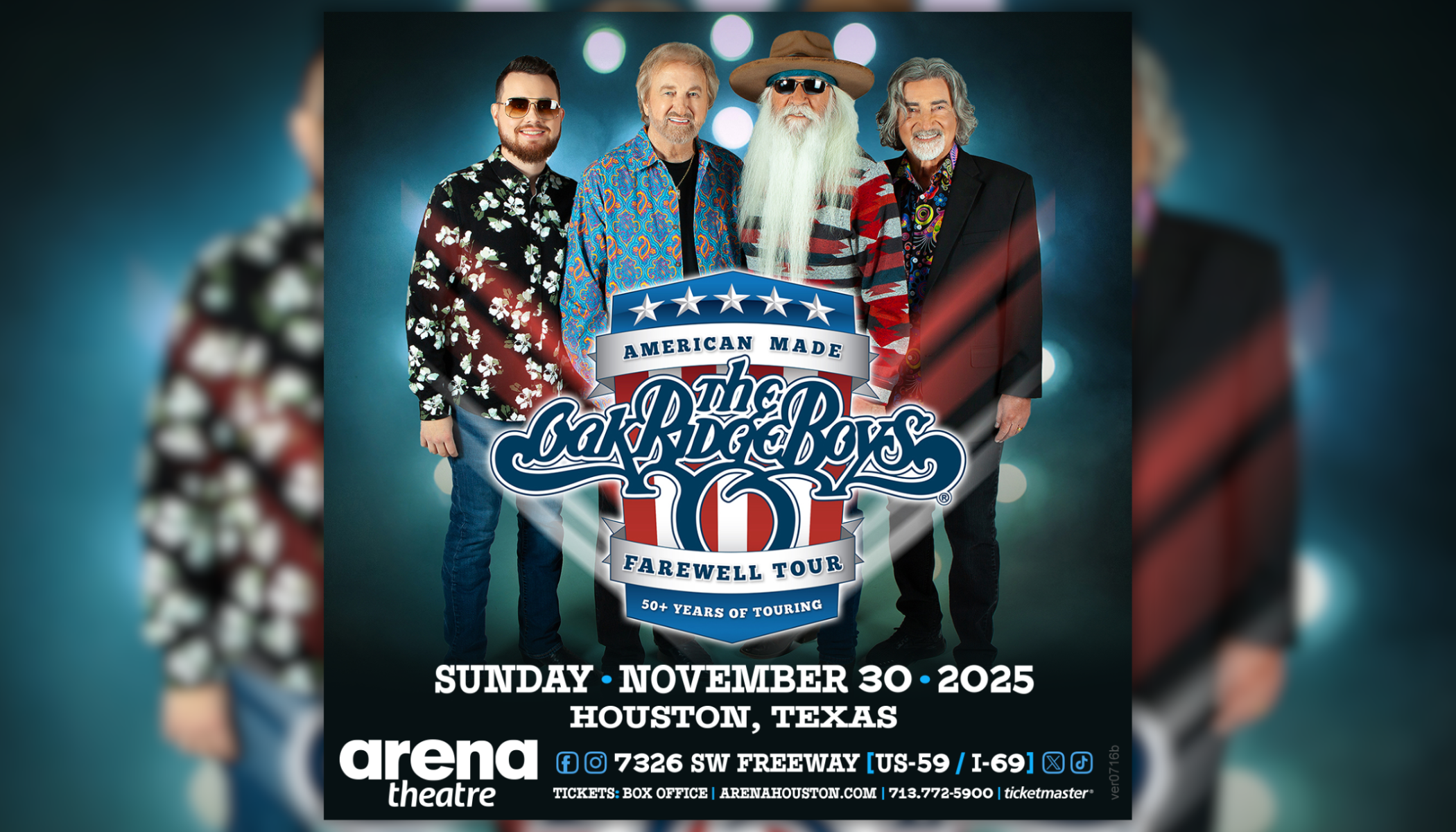 Enter to Win 2 Tickets to See The Oak Ridge Boys!