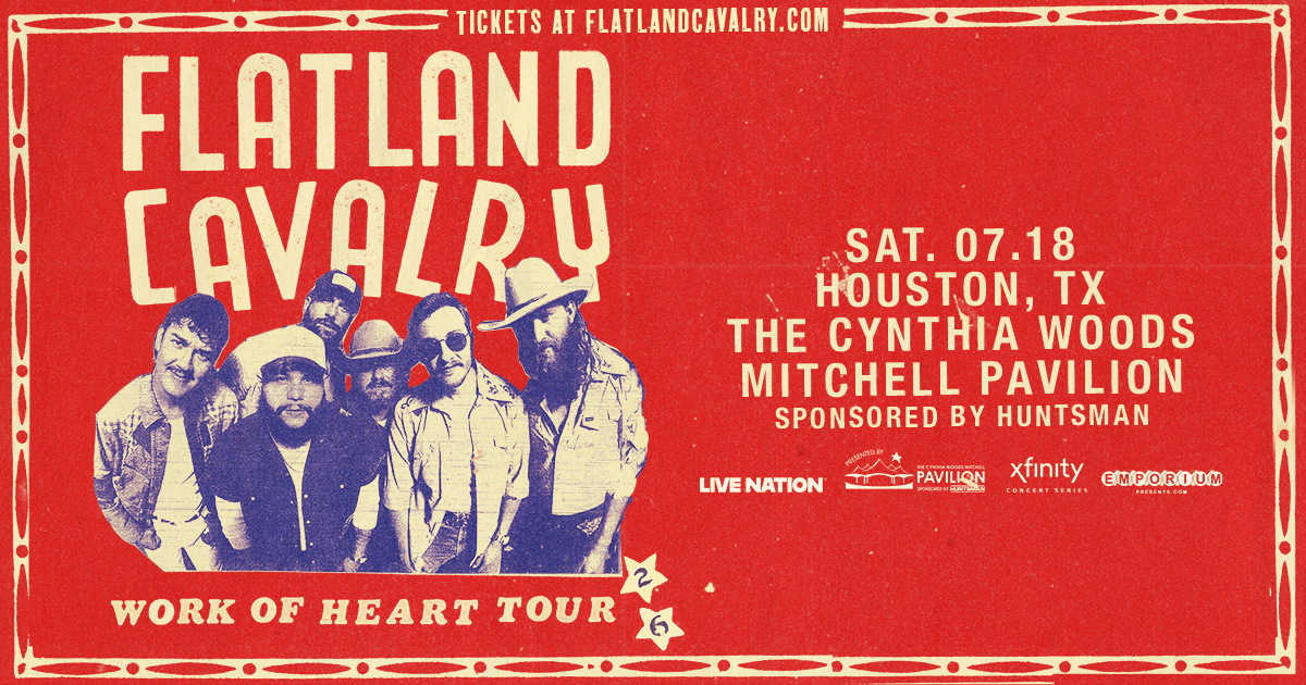 Flatland Cavalry 'Work of Heart Tour' - CWMP, Saturday, July 18, 2026