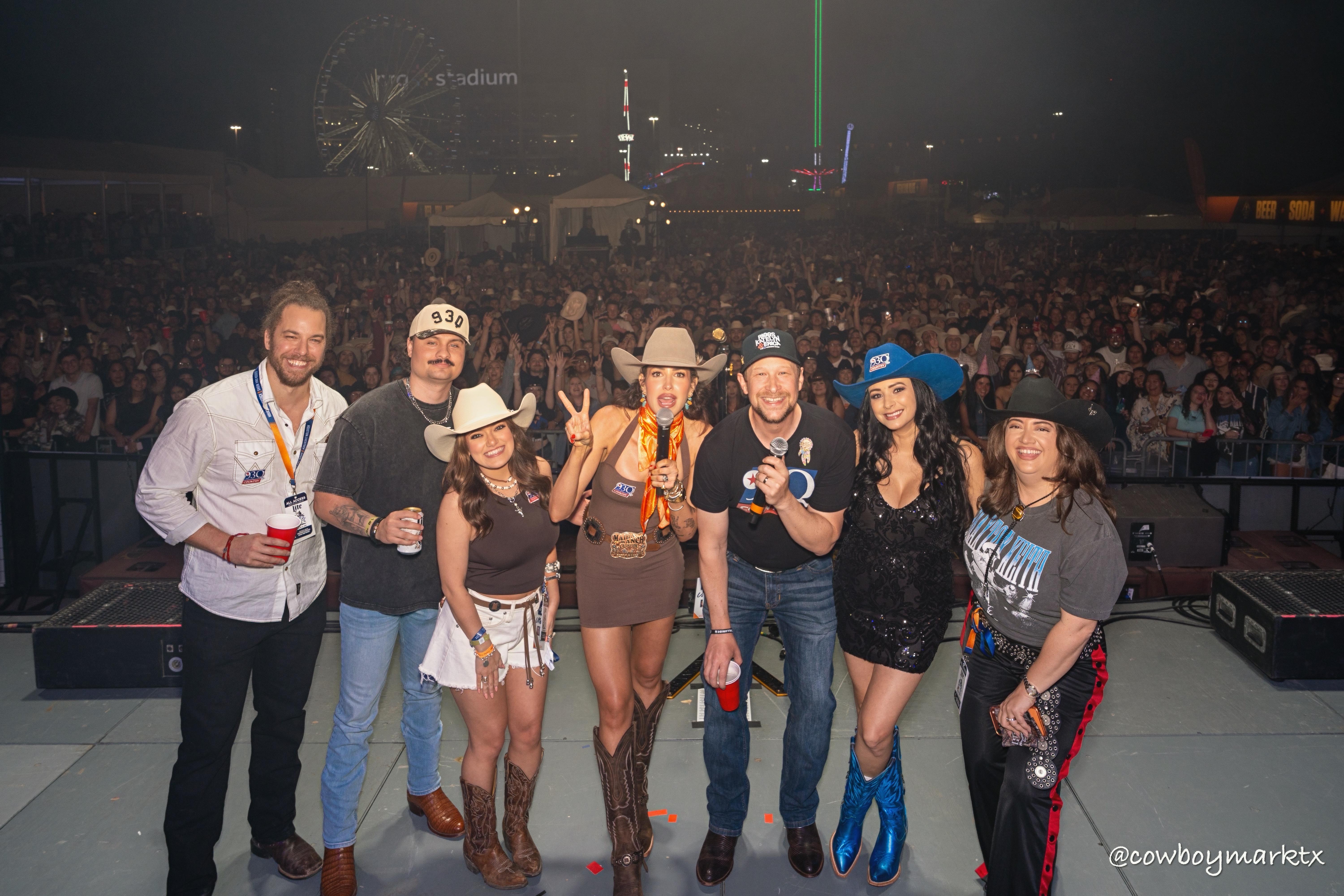 93Q On-Air Staff at Cook Off 2026