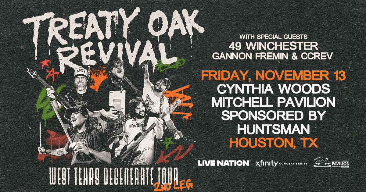 Enter to Win Tickets to See Treaty Oak Revival at Cynthia Woods Mitchell Pavilion!