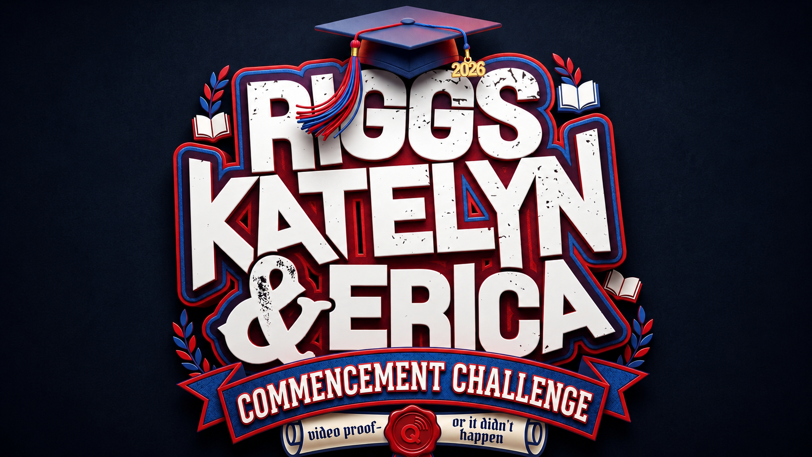 Riggs, Katelyn & Erica's Commencement Challenge!