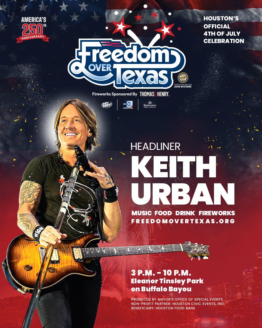 Houston's Freedom Over Texas for America's 250th